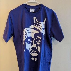 Notorious big tee size M purple
